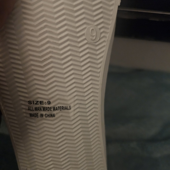 Qupid Black and White Slip-On Loafers - Picture 8 of 10